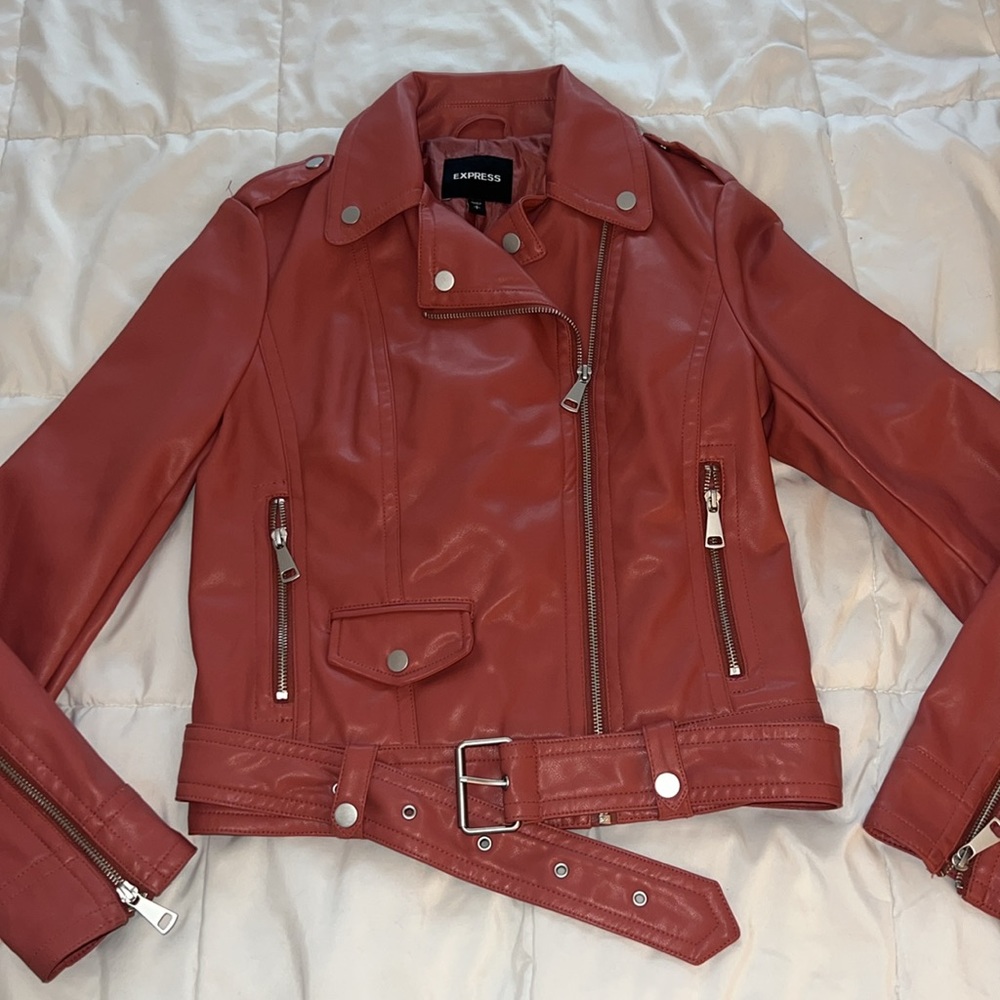 Nwot - Express Leather Jacket - Small - image 1